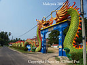 MP157054 Entrance to temple at Bachok Malaysian scenes Image